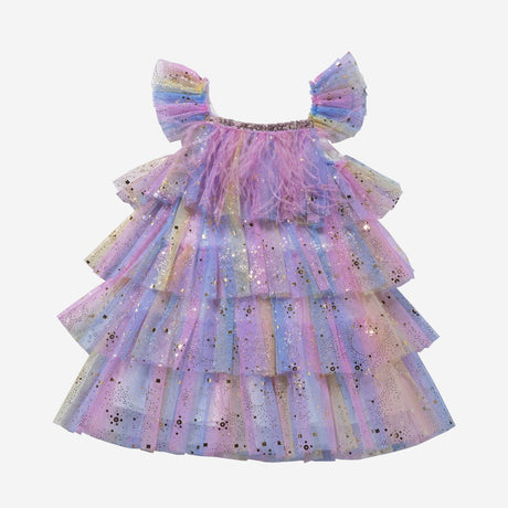 PETITE HAILEY Layered Dress Purple - Princess and the Pea