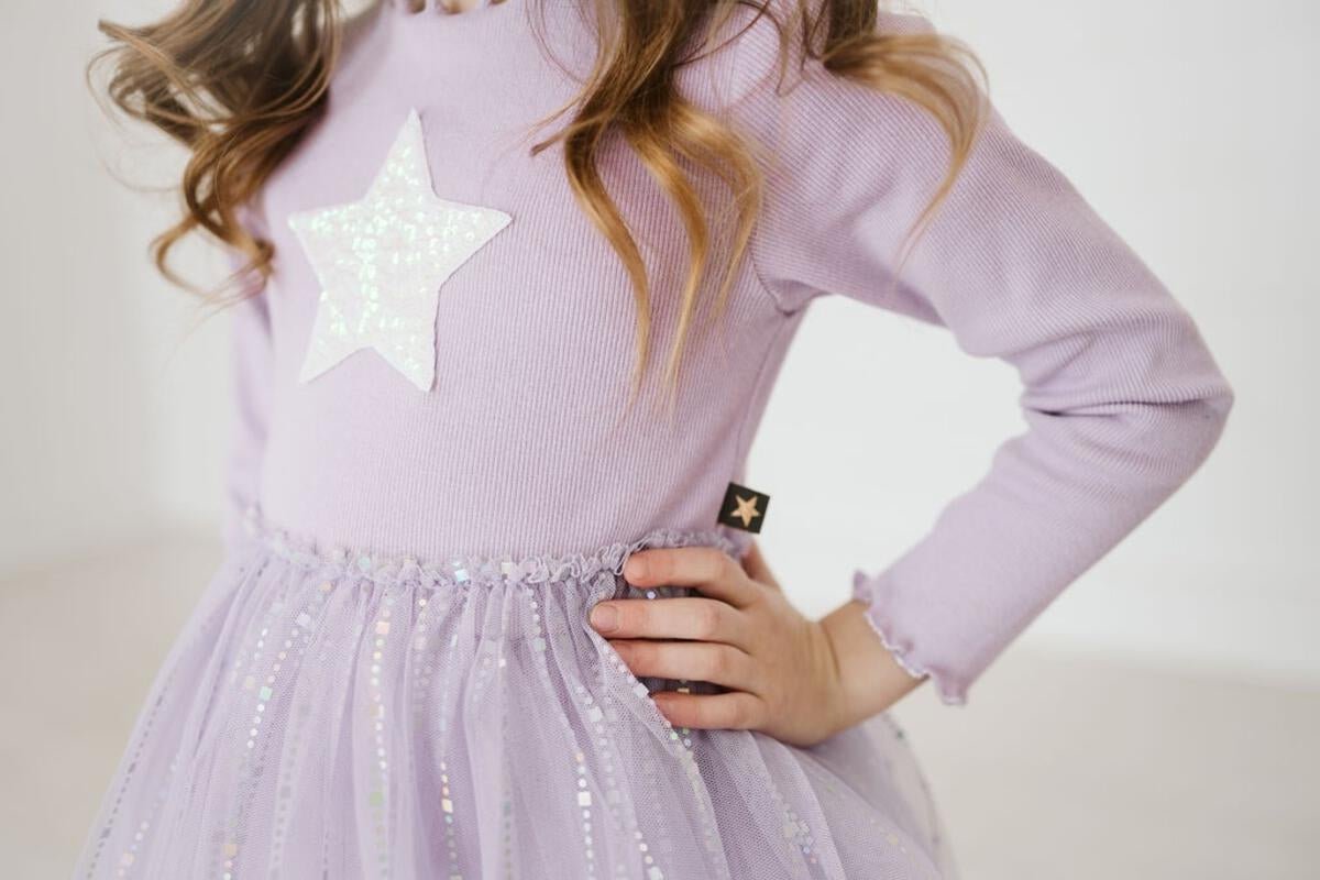 PETITE HAILEY Pastel PH Tutu Dress - Purple - Princess and the Pea