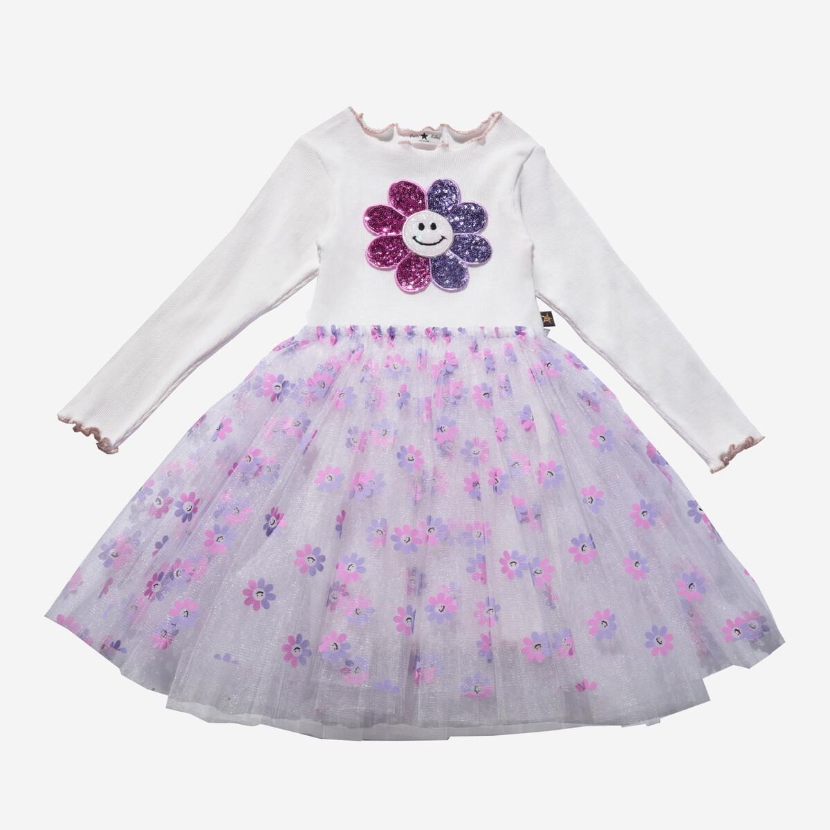 PETITE HAILEY Sparkle Daisy Tutu - Purple - Princess and the Pea