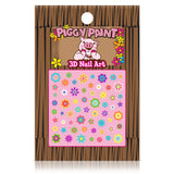 Piggy Paint 3-D Flower Nail Art - Princess and the Pea