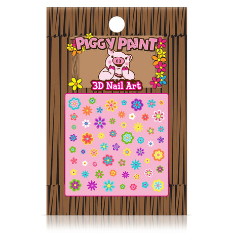 Piggy Paint 3-D Flower Nail Art - Princess and the Pea