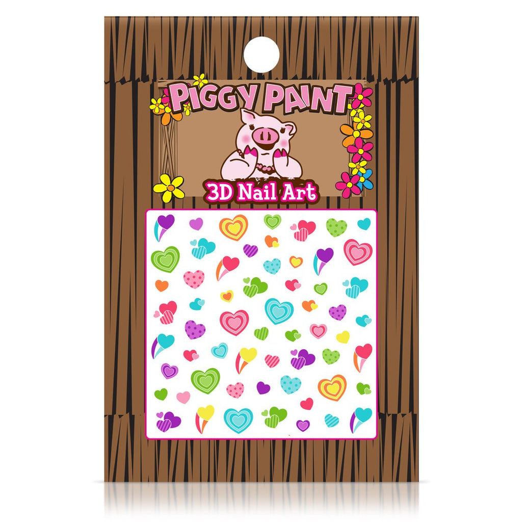 Piggy Paint 3D Heart Nail Art - Princess and the Pea