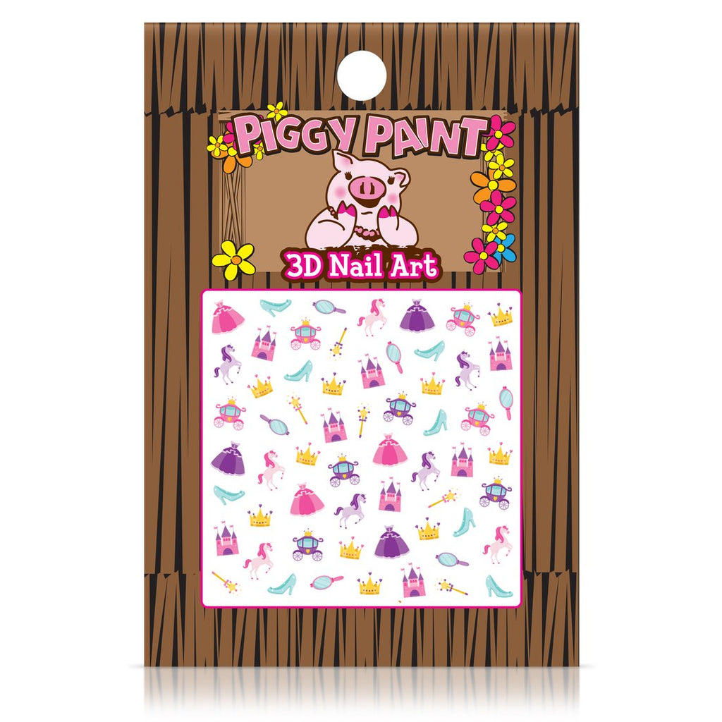 Piggy Paint 3D Princess Nail Art - Princess and the Pea