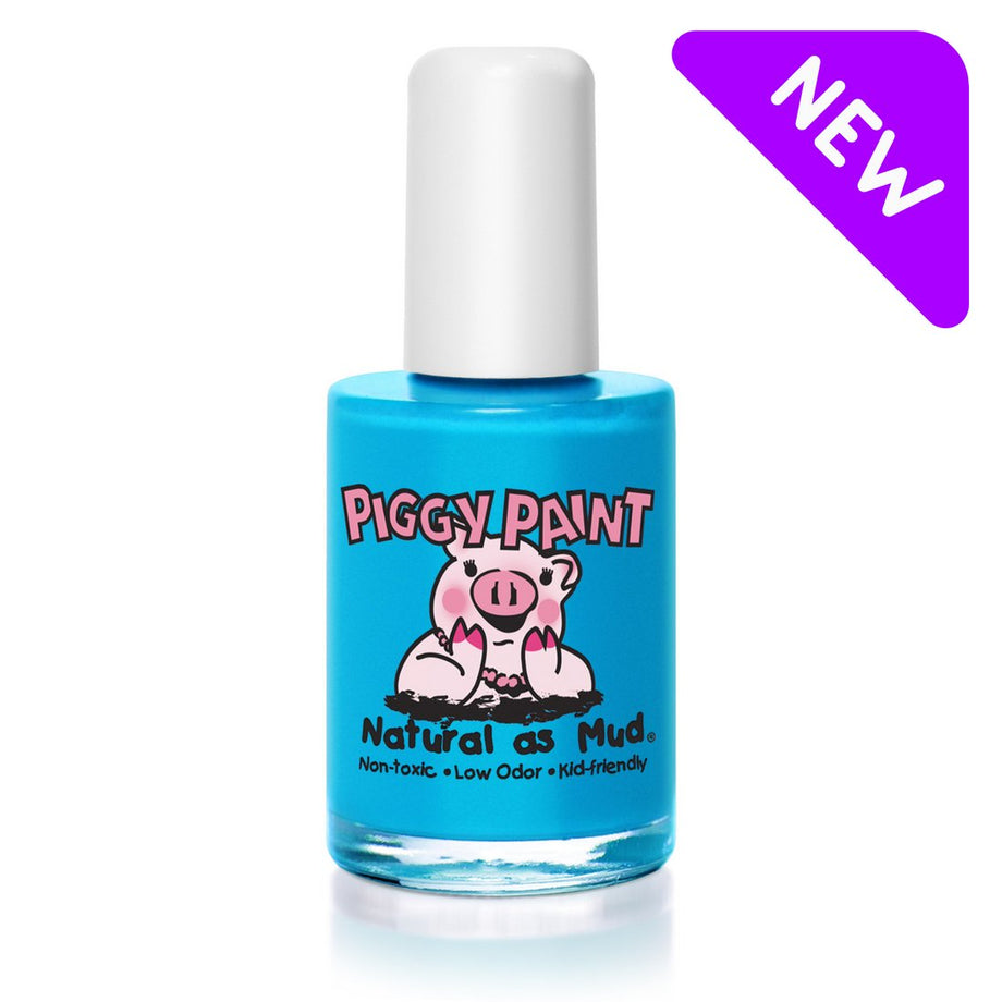 RAIN-bow or Shine - Matte Bright Sky Blue Polish - Piggy Paint