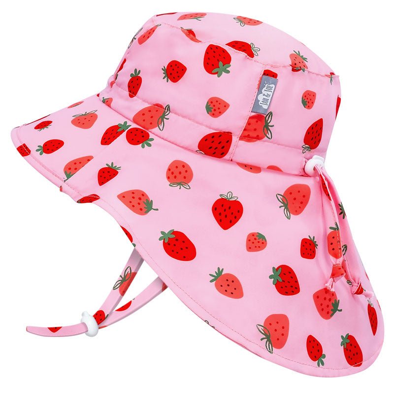 Pink Strawberry Aqua-Dry Adventure Hat - Princess and the Pea