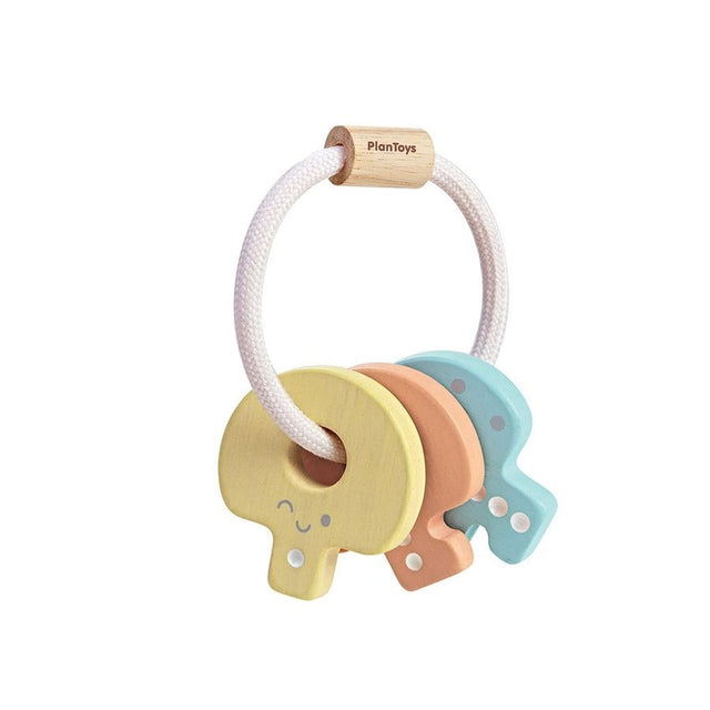 PlanToys Baby Key Rattle - Pastel - Princess and the Pea