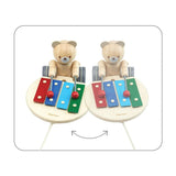 PlanToys Pull Along Musical Bear - Princess and the Pea