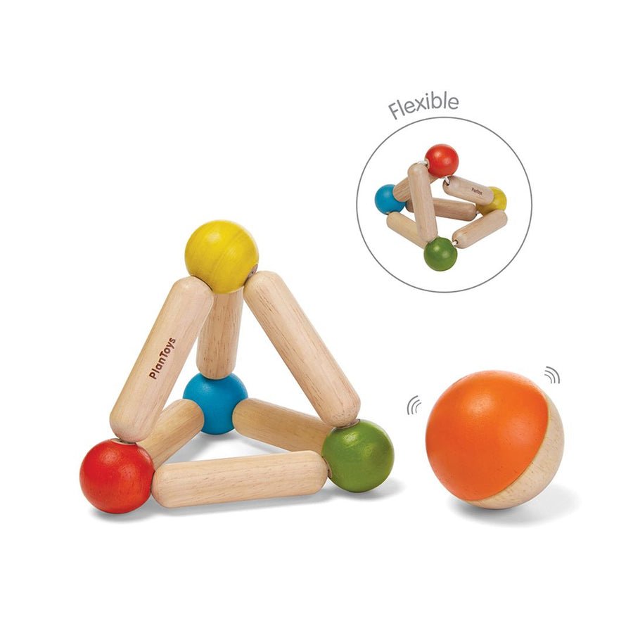 PlanToys Triangle Clutching Toy - Classic - Princess and the Pea