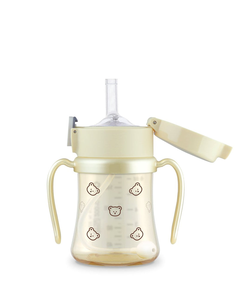 PPSU Dotgom Weighted Straw Cup - Pure Gold - Princess and the Pea