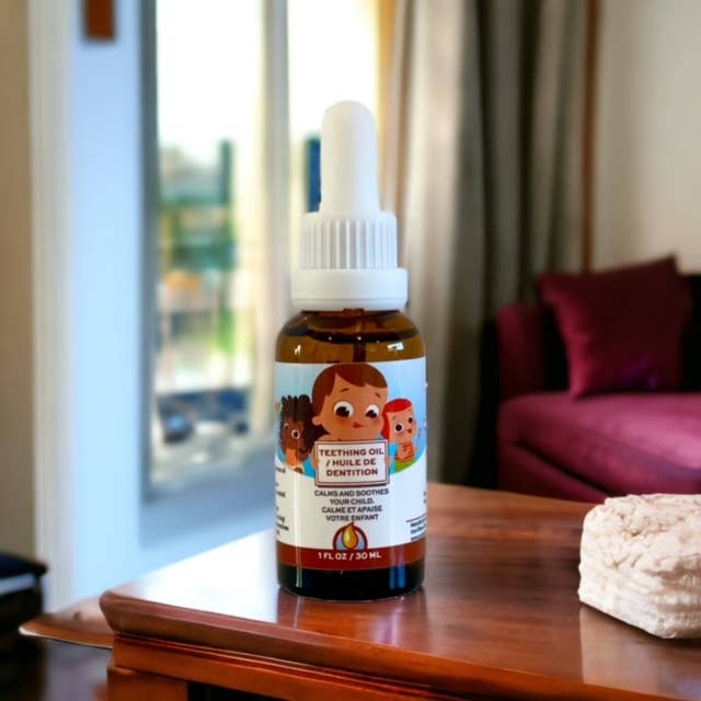 Punkin Butt Teething Oil: Glass / 1 oz - Princess and the Pea