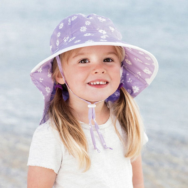 Purple Daisy - Cotton Adventure Hat - Princess and the Pea