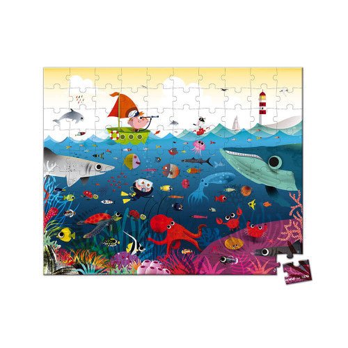 Puzzle 100pc - Underwater World - Princess and the Pea