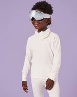 Roarsome Bamboo Base Layer - Frost White - Princess and the Pea