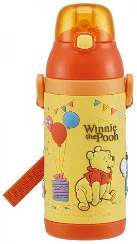 Skater 3D print Thermos Straw Bottle 380ml Winnie the Pooh - Princess and the Pea