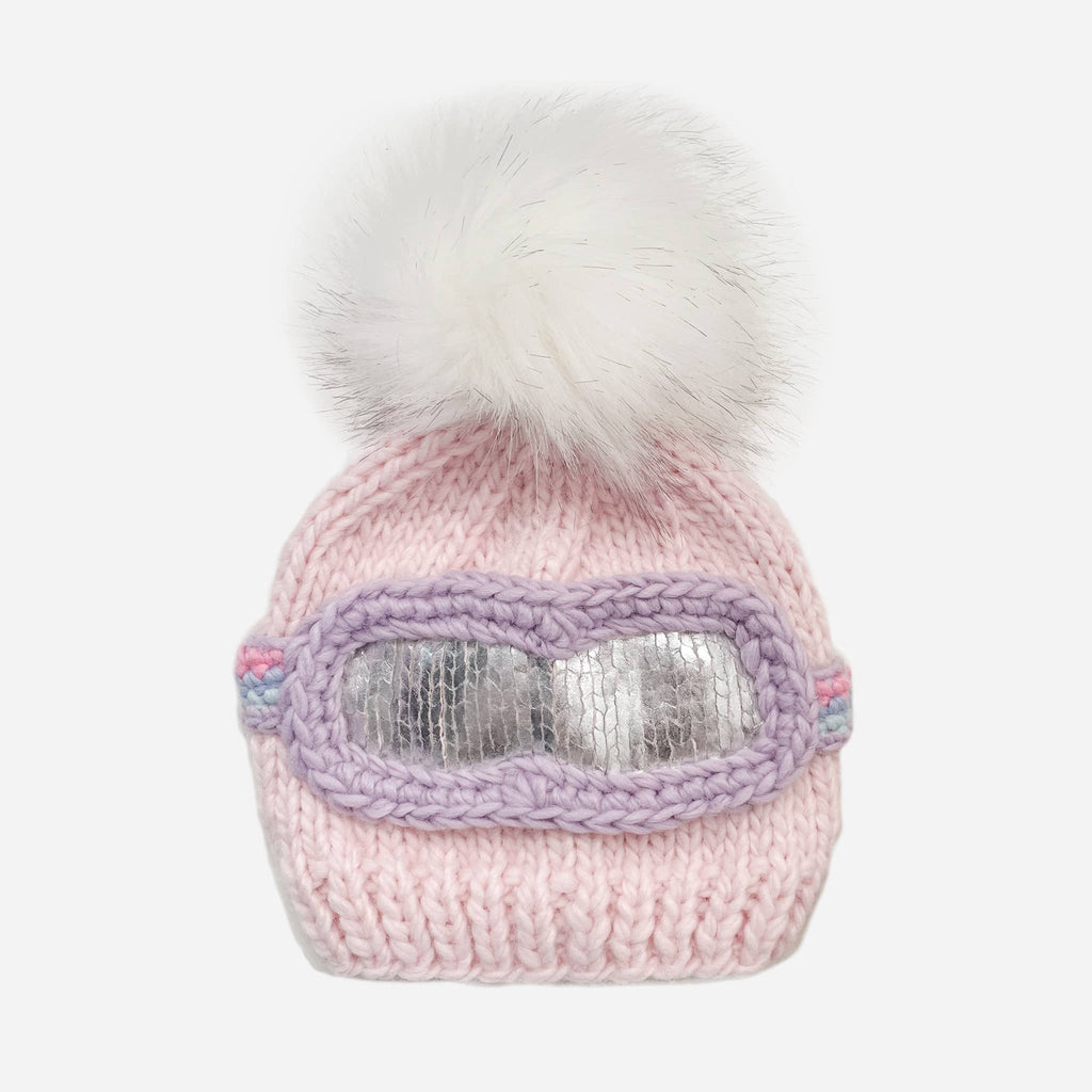 Ski Goggles Hat, Baby Pink | Barbie: L: 5yrs to Adult - Princess and the Pea