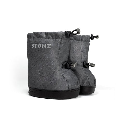 Stonz - Baby/Toddler Puffer Booties - Heather Grey - Princess and the Pea