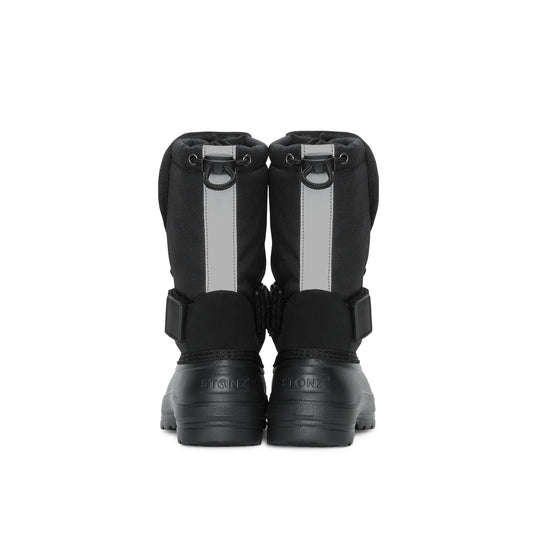 Stonz Trek Kid Snow Boots - Black 2023 - Princess and the Pea