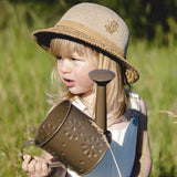 Straw Beach Hat in Tan - Princess and the Pea