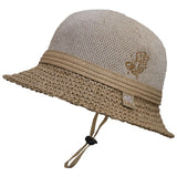 Straw Beach Hat in Tan - Princess and the Pea