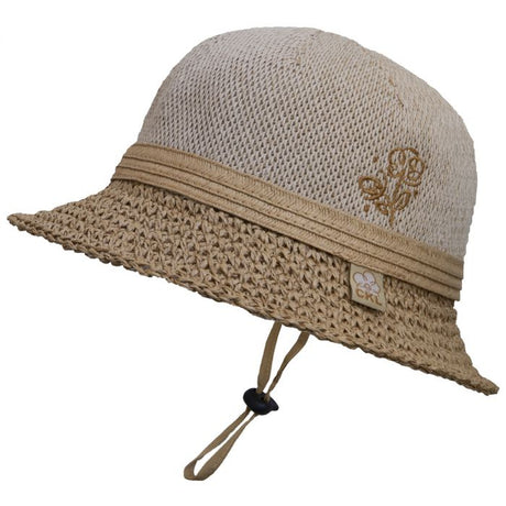 Straw Beach Hat in Tan - Princess and the Pea