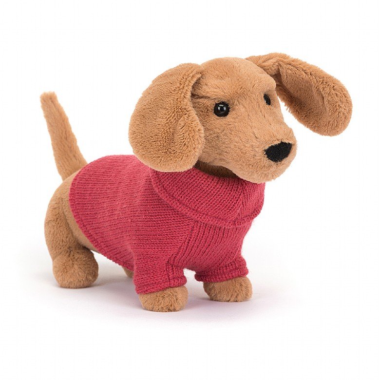 Sweater Sausage Dog - Pink - Princess and the Pea
