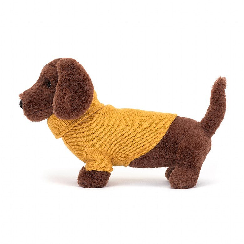 Sweater Sausage Dog - Yellow - Princess and the Pea