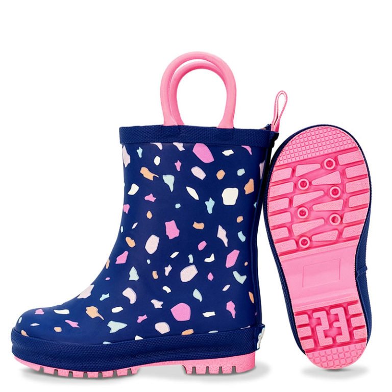 Terrazzo - Puddle-Dry Rain Boots - Princess and the Pea