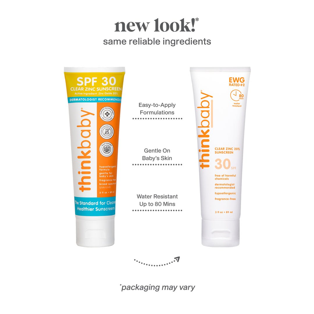 Thinkbaby Clear Zinc Sunscreen SPF 30 - Princess and the Pea