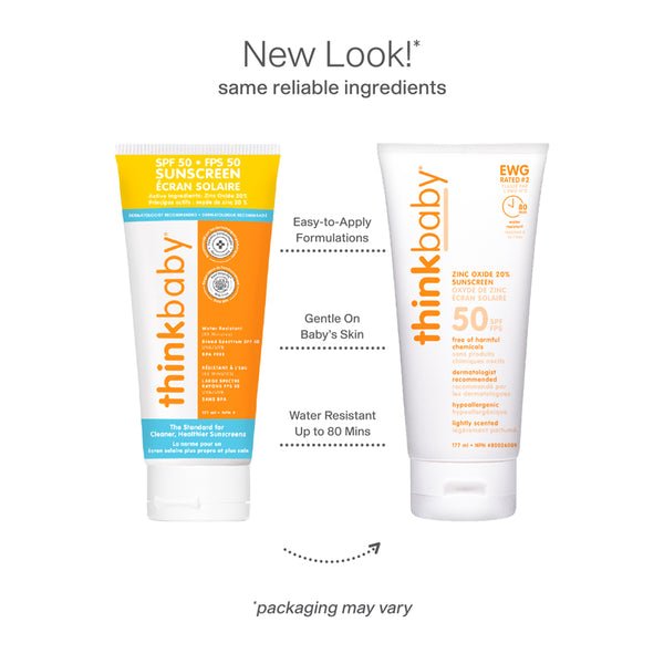ThinkBaby Mineral Based Sunscreen Lotion SPF 50+ 177ml - Princess and the Pea