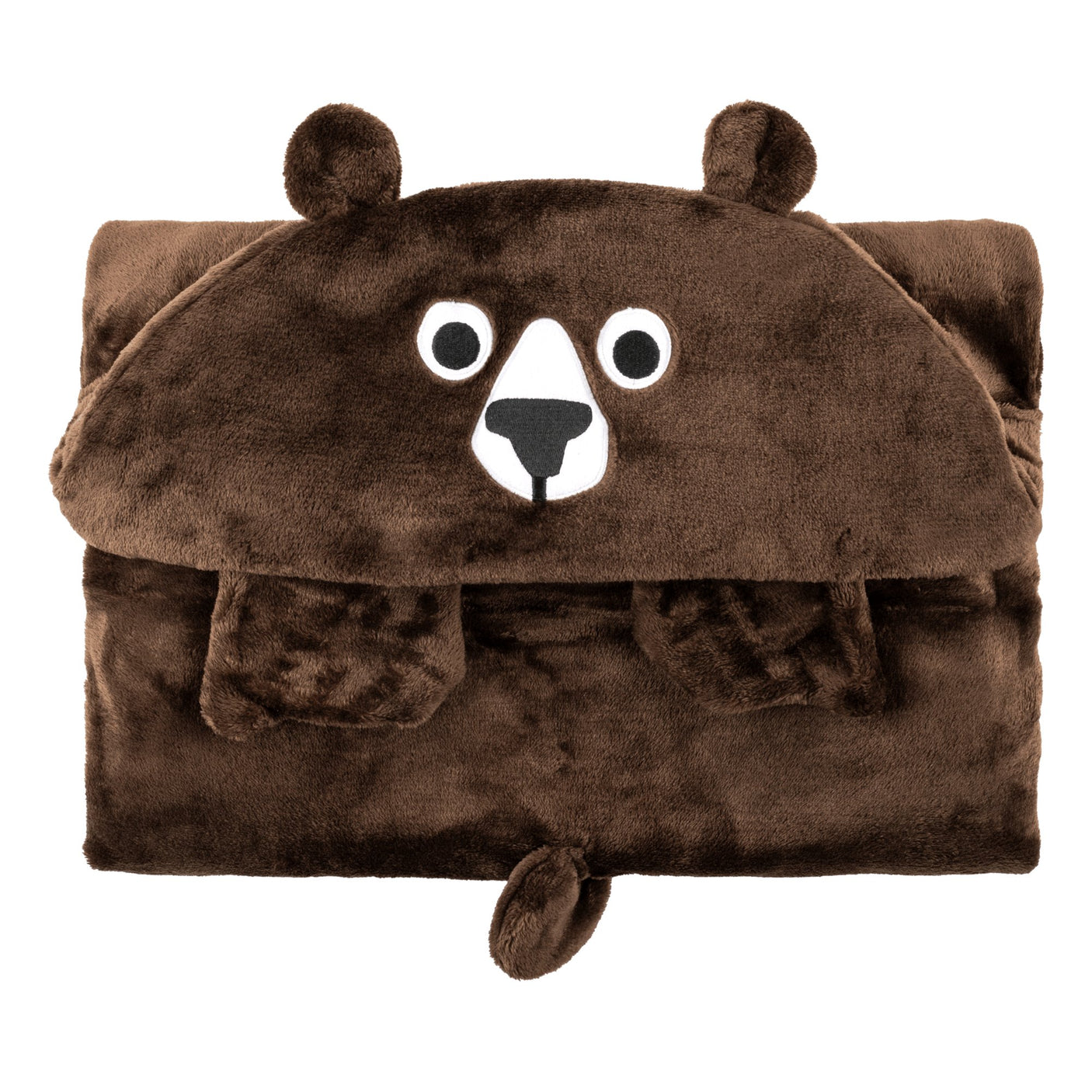 Toddler/Kids Animal Hooded Blanket - Bosley the Bear - Princess and the Pea