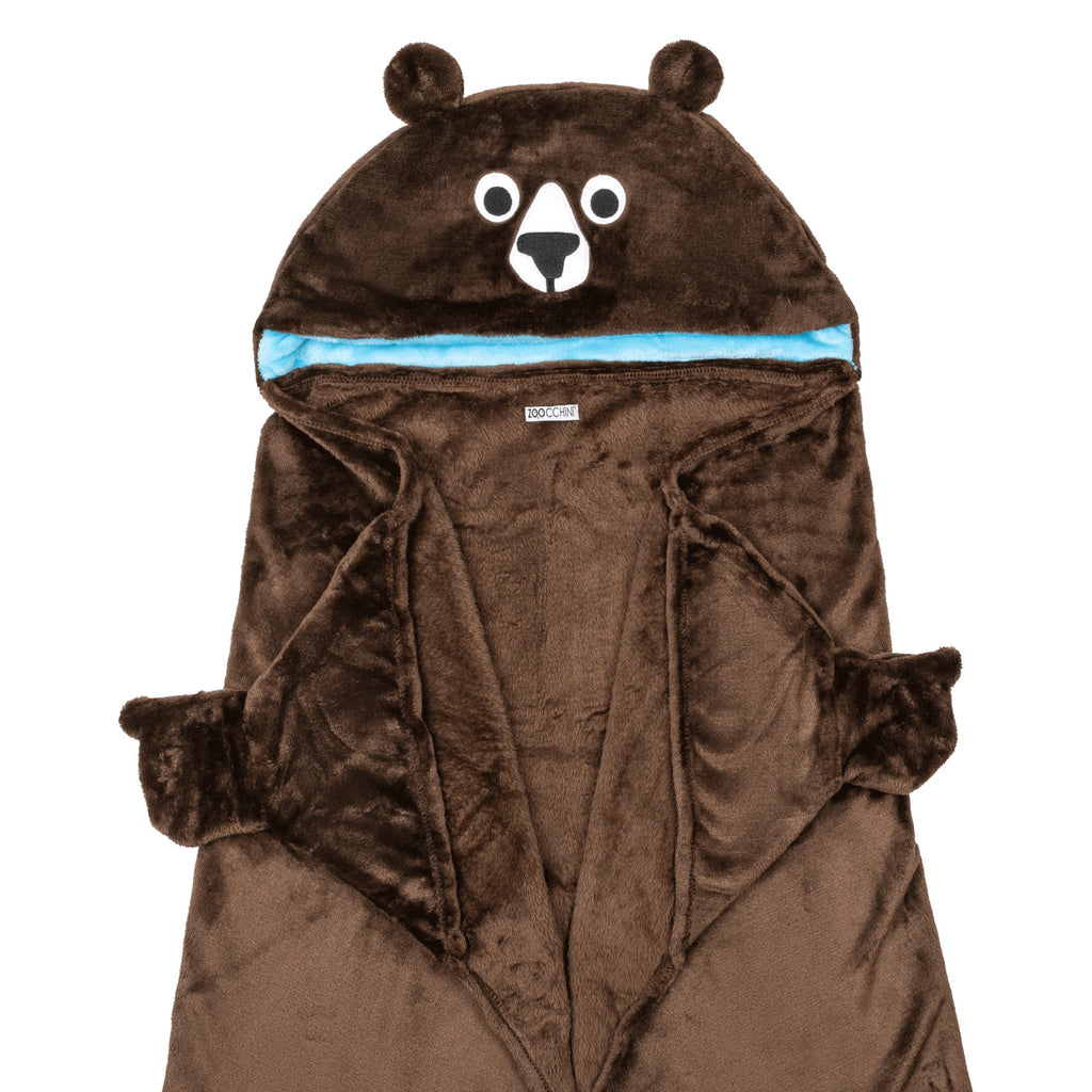 Toddler/Kids Animal Hooded Blanket - Bosley the Bear - Princess and the Pea