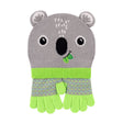 Toddler/Kids Winter Beanie Hat & Gloves Set - Kai the Koala - Princess and the Pea