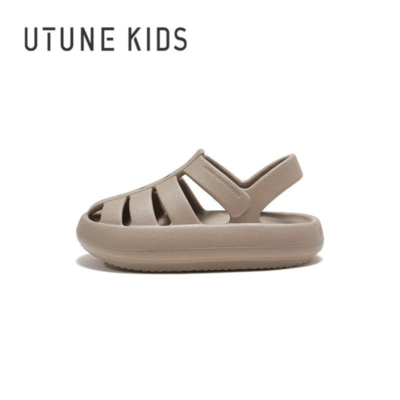 UTUNE Roman Kids Sandals - Khaki Brown - Princess and the Pea