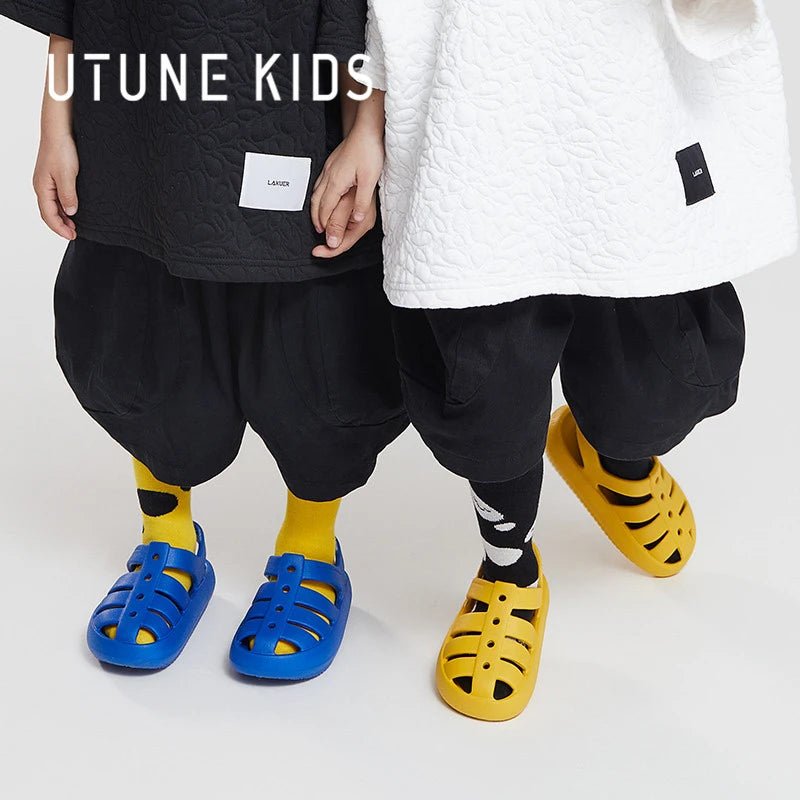 UTUNE Roman Kids Sandals - Lemon Yellow - Princess and the Pea