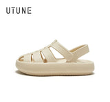 UTUNE Roman Sandal - Adult Cream White - Princess and the Pea