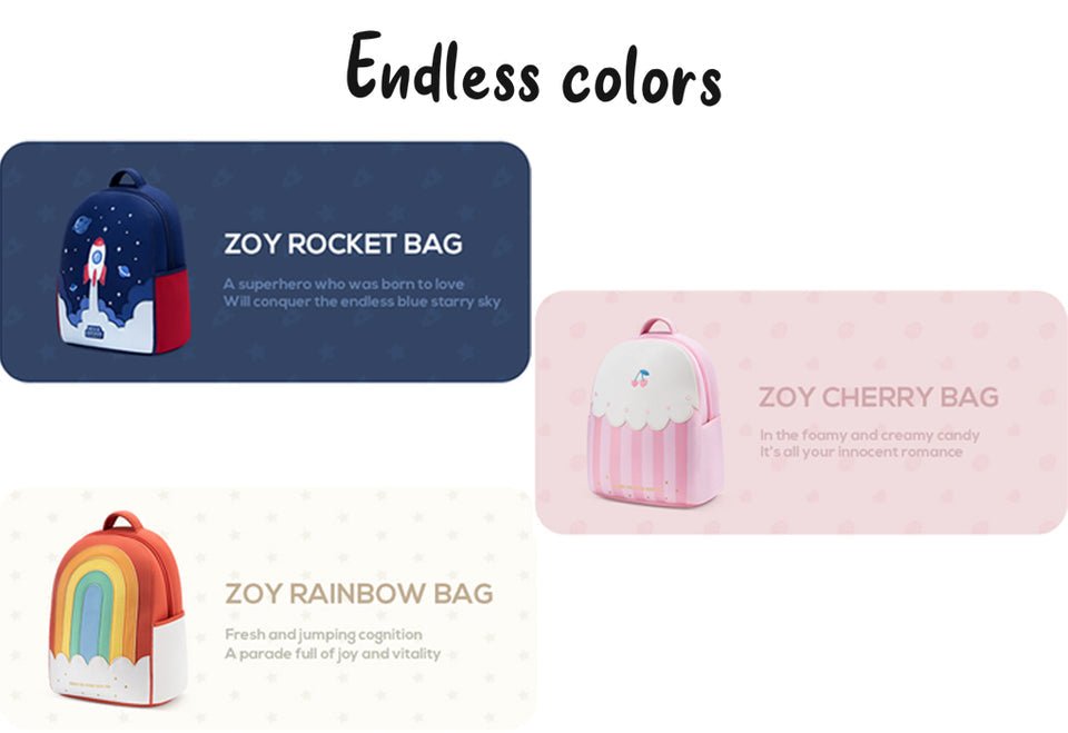 Zoyzoii® Kids Backpack - Cherry - Princess and the Pea