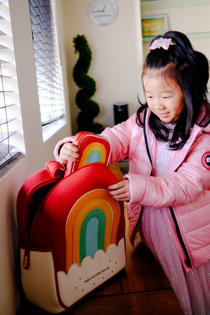 Zoyzoii® Kids Backpack - Rainbow - Princess and the Pea